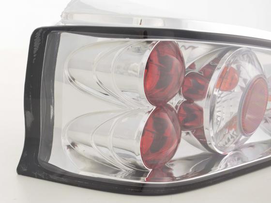 Rückleuchten Set Peugeot 106 Typ 1C 1A 96-03 chrom Rückleuchten Set Peugeot 106 Typ 1C 1A 96-03 chrom